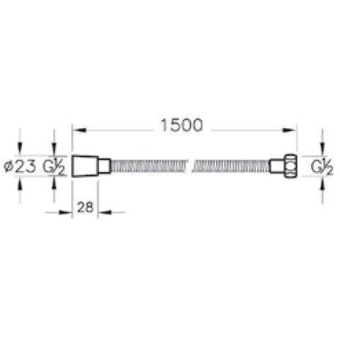 Punto Spiral Duş Hortumu 150 CM