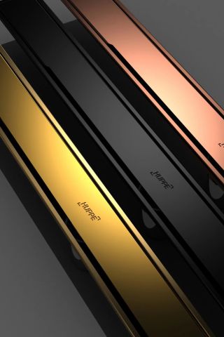 HÜPPE Galata A Membran Yalıtımlı Duş Kanalı Seti 60 Cm Mat Siyah