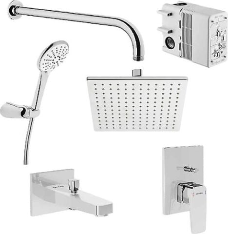 ARTEMA ROOT SQUARE ANKASTRE BANYO BATARYASI SETİ