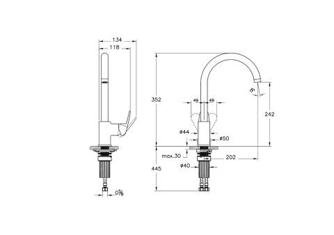 ARTEMA Flow Round Eviye Bataryası A43407