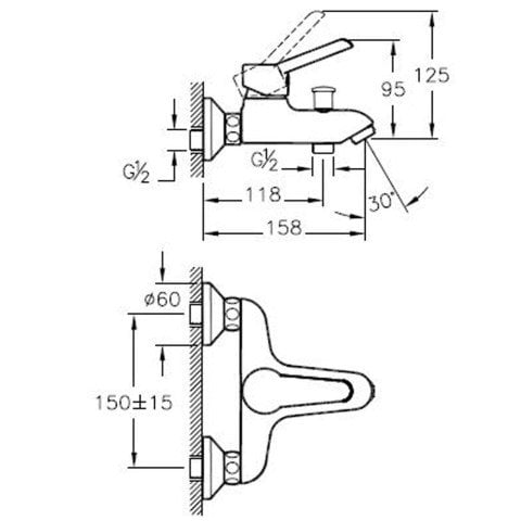 PUNTO+ VİVA Banyo Bataryası A41045
